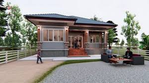 We have several versions of bungalow house plans available on our website. Elongated Bungalow Design With Four Bedrooms Applicable To Elongated And Narrow Lots Ulric Home