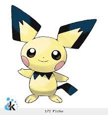Pichu charges itself with electricity more easily on days with thunderclouds or when the air is very dry. 172 Pichu 172 Pichu Pokemongo Pokemongoresimleri Pokemonisimleri Pokemonkarakterresimleri Pokemonkarakter Pokemon Firered Baby Pokemon Pokemon Coloring