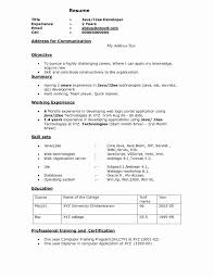 asp net 1 year experience resume resume