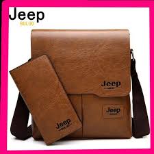 Jeep Buluo Homme Messenger Sac 2 Set Hommes Pu Sacs A Bandouliere En Cuir D Affaires Bandouliere Casual Sac Cel Messenger Bag Men Business Bags Men Casual Bags