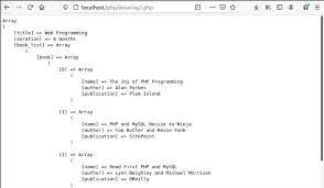 This meant that the first item we added became item 0 the function list() can be used to split an array into a number of values. Convert Xml To Associative Array In Php Linux Hint