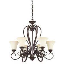 Sunset Lighting Limpus 6 Light Oil Rubbed Bronze Chandelier F9206 44 The Home Depot Bronze Chandelier Oil Rubbed Bronze Chandelier Chandelier
