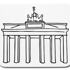 Brandenburg Gate Berlin Mouse Pad Horizontal Berlin T Shirt In 2021 Brandenburg Gate Brandenburg Berlin