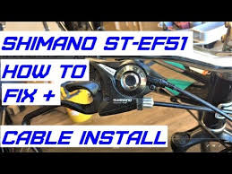 How To Service Shimano St Ef51 Ez Fire Shifters Youtube