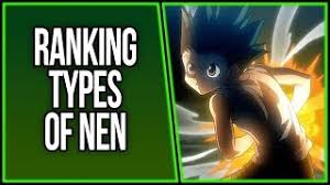 Ranking Hunter X Hunter Nen Types Youtube I made this up because i wanted to figure out a nen type for an oc. ranking hunter x hunter nen types