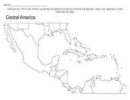 A political map of central america and a large satellite image from landsat. Blank Map Of The Caribbean Maping Resources