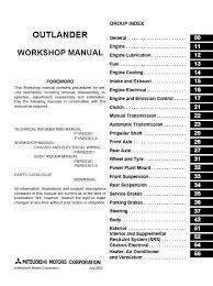 2003 mitsubishi outlander engine diagram wiring diagram. Mitsubishi Outlander 2003 2006 Workshop Manual Pdf