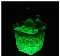 Amazon.com: LED Ice Bucket, Colorful Rechargeable Champagne ...