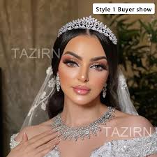 TAZIRN Floral Wedding Bride Crown: Cubic Zirconia Bridal Hair Jewelry Small  Wedding Tiara For Prom, Birthday Party From Dang10, $24.34