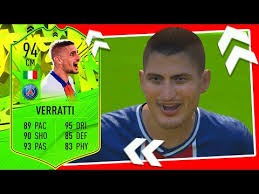 Currently shifting my team around to fit him in. Verratti Review 94 Path To Glory Verratti Review Festival Of Futball Marco Verratti Player Review Youtube