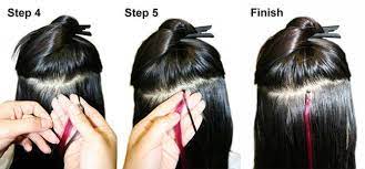 How To Put In Apply Micro Loop Hair Extensions Loop Hair Extensions Micro Loop Hair Extensions Hair Extensions Tutorial