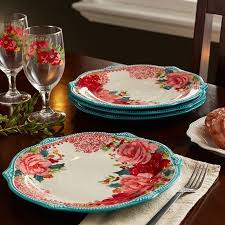 Check spelling or type a new query. The Pioneer Woman Rosy Toile Teal 11 Inch Dinner Plate Set Of 4 Walmart Com 11inch Dinner Pion Pioneer Woman Dinnerware Pioneer Woman Dishes Dinner Plates