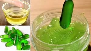 To Prepare This Serum You Will Need Just 2 Things And That Is Aloe Vera Gel Vitamin E Capsule Evi Aloe Vera Skin Care Fresh Aloe Vera Gel Aloe Vera For Skin