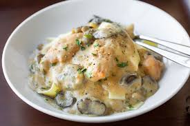 Chicken Stroganoff With Mushrooms The Cozy Apron Recipe Chicken Stroganoff Creamy Chicken Chicken Recipes