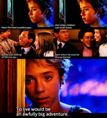 Peter Pan Live Action Makes Me Cry All Over Again Ps It S To Die Would Be An Awfully Big Adventure Peter Pan Movie Peter Pan Peter Pan 2003
