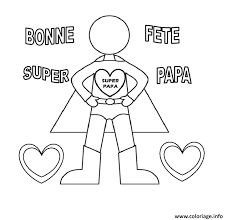 coloriage bonne fete super papa des peres a imprimer dessin de fleurs et papillons