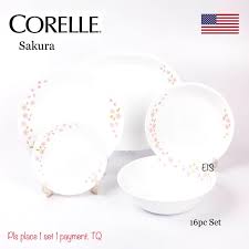 Huffpost may receive a share from purchases made via links on this page. Ready Stock Corelle Sakura 16pc Dinnerware Set 16 Sr Ms Livingware Dinner Serve Set Shopee Malaysia