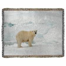 Vera bradley soft fleece throw blanket beary merry polar bears gray cozy nwt $70. Polar Bear Fleece Blanket Throws Free Personalization