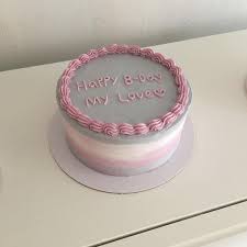 Simple easy valentine love cake or happy birthday cake wife design ideas decorating tutorials video chocolate fondant recipe by rasna @rasnabakes elearning s. 19 Minimal Cake Ideas Cake Pretty Cakes Cute Cakes