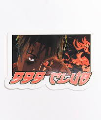 In some parts, audio doesn't fit with the live but its all good. 999 Club By Juice Wrld Anime Sticker Zumiez
