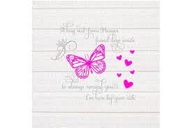 Butterfly Memorial Svg Memorial Svg A Hug From Heaven Svg By Kayrativedigital Thehungryjpeg Com