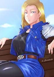 Android 18. 'Collab' between me and hayo_cinema(on twitter)😁 : r/dbz