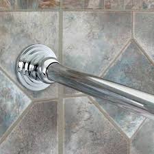 Who'd ever given a thought to ceiling mounted shower curtain rods previously? Ceiling Mounted Shower Rod Wayfair