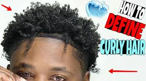 This hot curly hairstyle is for the men with naturally curly hair. How To Define Your Curls 100 Works Tutorial For Mens Naturally Curly Hair Youtube