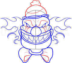 Nov 27, 2020 · first and foremost, sketch the suitable head shape of the character. How To Draw A Scary Clown Step By Step Drawing Guide By Dawn Dragoart Com