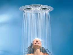 Charade Round Oversized Shower Head By Fornara Maulini The Supermirror Shower Head Orchidea Trio Bathroom Shower Shower Heads Bathroom Shower Accessories