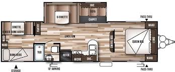 Forest River Wildwood Rv Wholesale Superstore Rv Floor Plans Travel Trailer Floor Plans Travel Trailers For Sale