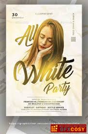Feel free to download to announce the party dress code! White Party Flyer 23059005 Free Download Photoshop Vector Stock Image Via Zippyshare Torrent From All Source In The World