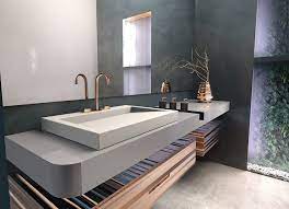 Come Arredare Un Bagno Con Mobile Dal Design Moderno E Lavandino Da Appoggio Bagni Moderni Arredo Bagno Moderno Moderno