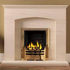 Others have it carved into an ornate centerpiece. Gallery Cartmel Portuguese Limestone Fireplace Suite Flames Co Uk