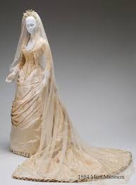 Wedding Dress Victorian 1884 Victorian Wedding Dress Antique Wedding Dresses Historical Wedding Dresses