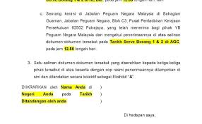 We still have to file our affidavit of service in high court proving that you have already served. Chambering Filing Process Serve Borang 1 Dan 2 Afidavit Cute766