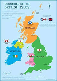Scots, gallese, gaelico scozzese, gaelico irlandese. Cartina Da Parete Per Bambini Con Mappa Della Gran Bretagna Regno Unito E Isole Britanniche Formato A3 30 Cm X 42 Cm Poster Istruttivo Per Bambini Amazon It Casa E Cucina