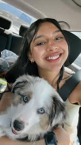 Introduction of Blue the 4-month-old dog