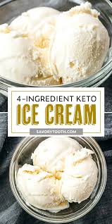 4 Ingredient Keto Ice Cream Low Carb Sugar Free Savory Tooth In 2020 Keto Ice Cream Low Carb Ice Cream Vanilla Ice Cream Recipe