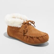 Women S Corene Scuff Slipper Gilligan O Malley Chestnut Target Moccasin Boots Slippers Corene