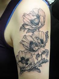 Image Result For Poppy Tattoo Black And Grey Black Poppy Tattoo Poppy Flower Tattoo Poppies Tattoo