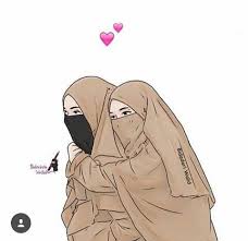 Assalamu'alaikum testi lagi khimar bergo by : Gambar Muslimah Sahabat Ilustrasi Karakter Kartun Gambar Bff