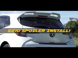Which corolla is the best? 2019 Corolla Hatchback How To Install Oem Toyota Spoiler Youtube