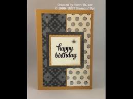 See more ideas about masculine cards, cards, male cards. How To Make A Masculine Birthday Card Youtube