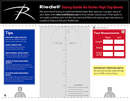 Sizing Help Riedell Roller Skates