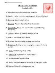 Open it up with online editor and begin adjusting. Valentine S Day Activity Vocabulary Builder By Julie Rozier Tpt