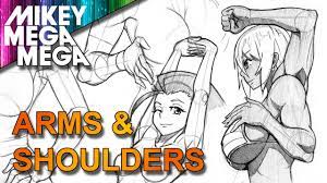 How To Draw ARMS FOR ANIME MANGA FEMALE CHARACTERS with MIKEY MEGA MEGA -  YouTube