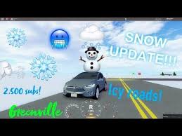 Snow Update On Greenville Roblox Greenville Roblox Greenville Snow