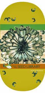 Hudson Valley Seeds Art Pack Calendula Seed Art Seed Company Seed Packaging