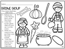 Use crayola® crayons, colored pencils, or markers to draw the indredients for your soup in the pot. Stone Soup Speech Language Story Companion By Simply Speech Tpt
